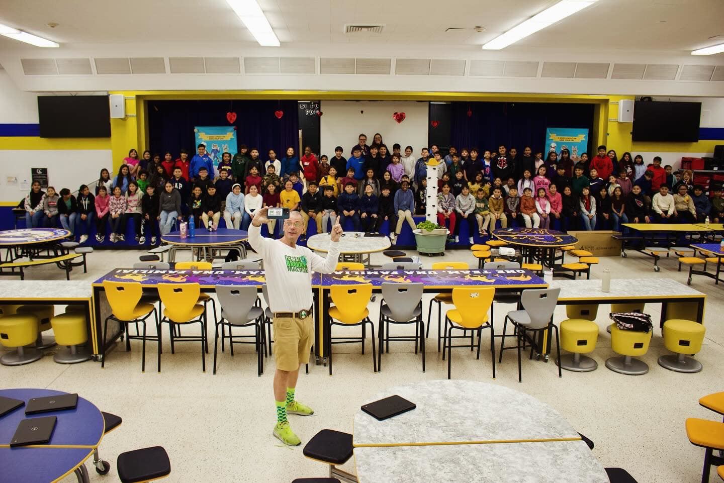   Stephen Ritz from Green Bronx Machine with students from Starlight Park 